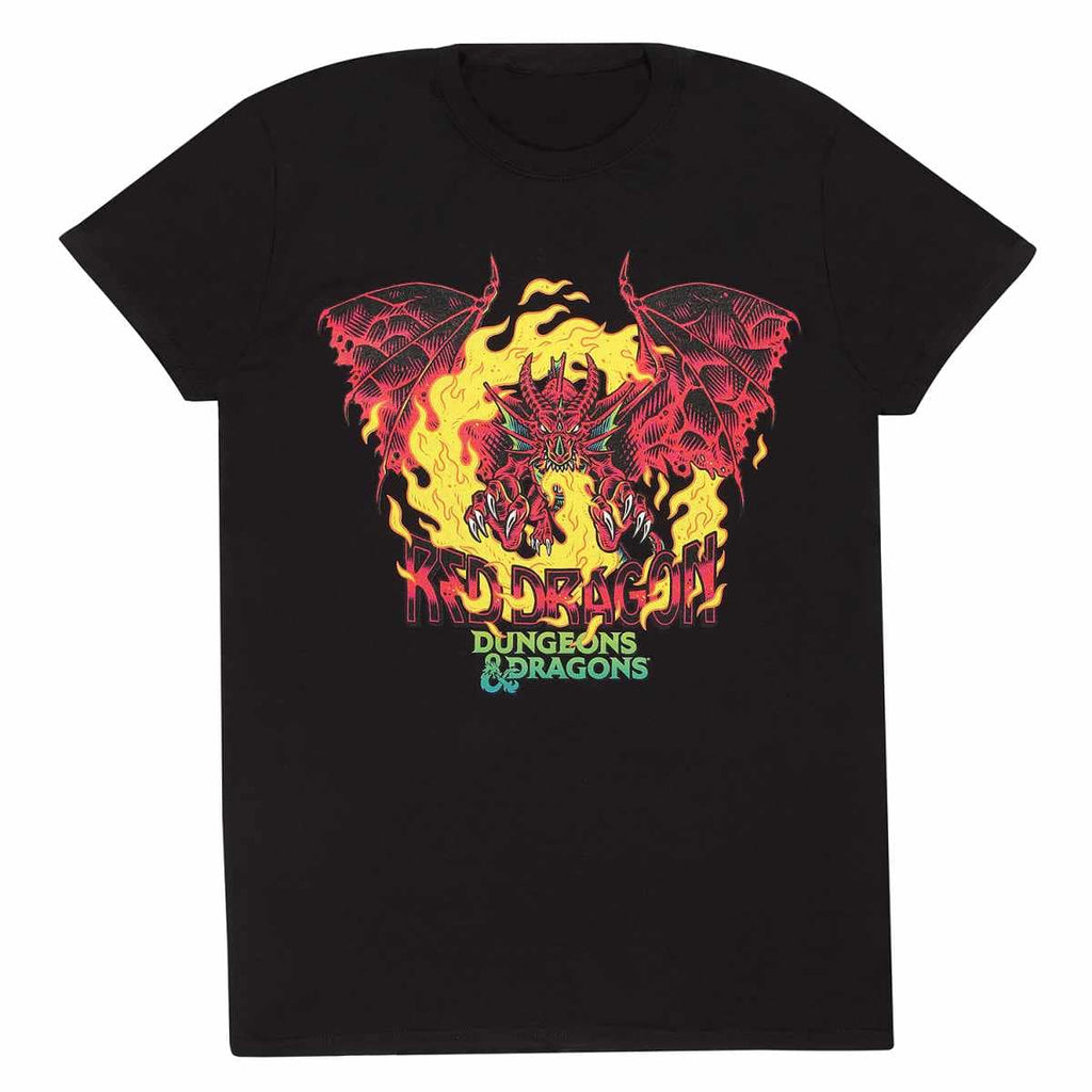 Golden Discs T-Shirts Dungeons & Dragons - Red Dragon - Large [T-Shirts]