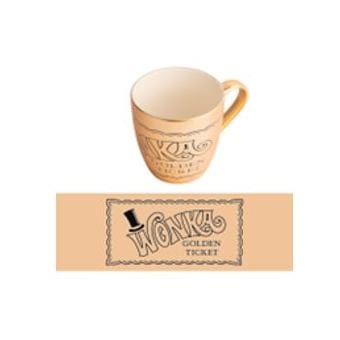 Golden Discs Posters & Merchandise Willy Wonka Golden Ticket [Mug]