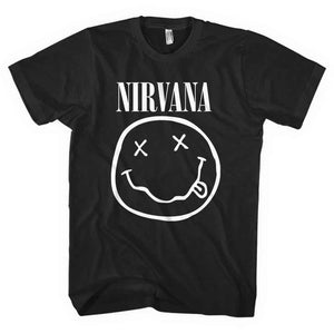 Nirvana: White Happy Face - XL [T-Shirts]