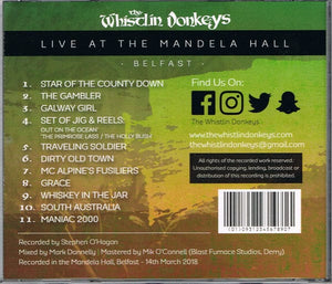 Golden Discs CD Live At The Mandela Hall - The Whistlin Donkeys [CD]