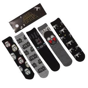 Star Wars Dark Side 5PK Socks - Large/XL [Socks]