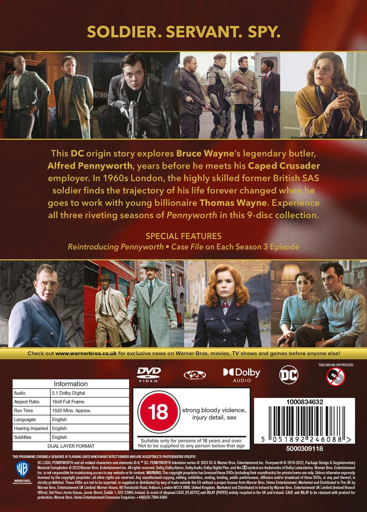 Golden Discs DVD Pennyworth: The Complete Series - Ben Aldridge [DVD]