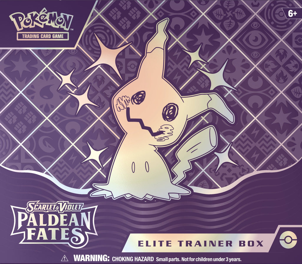 Golden Discs Posters & Merchandise Pokémon TCG: Scarlet & Violet—Paldean Fates Elite Trainer Box [Toys]