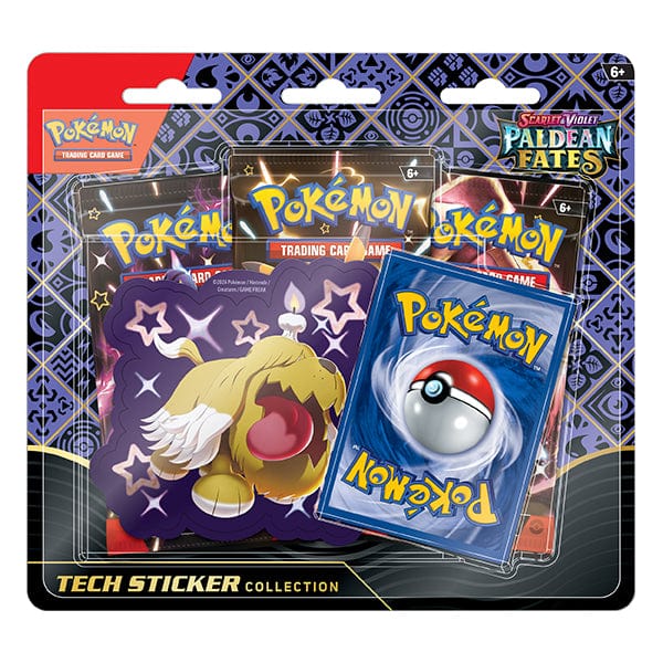 Pok mon TCG Scarlet Violet Paldean Fates Tech Sticker Collection Toys