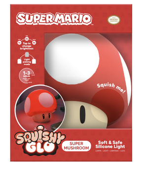 Super Mario Mushroom - 'SquishyGlo' Decorative Light [Lamp]