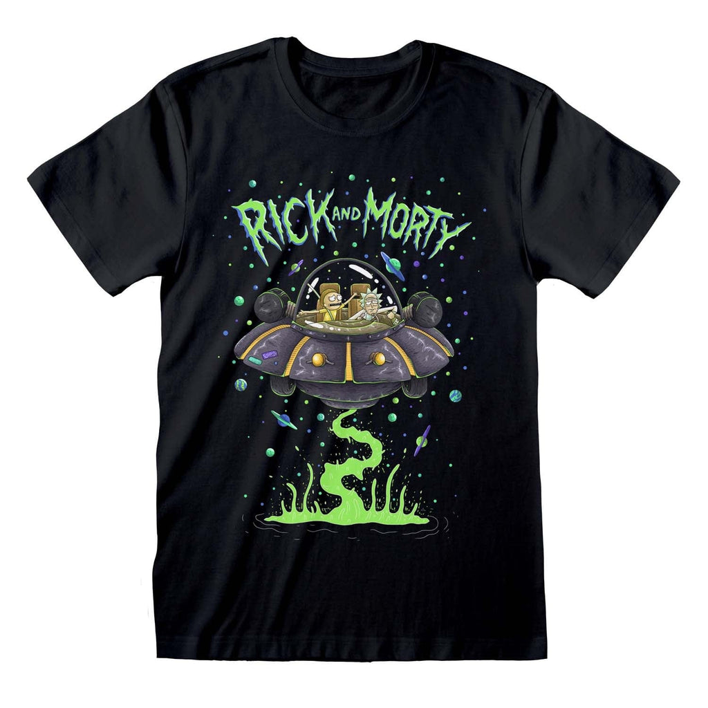 Golden Discs T-Shirts Rick And Morty - Spaceship - 2XL [T-Shirts]