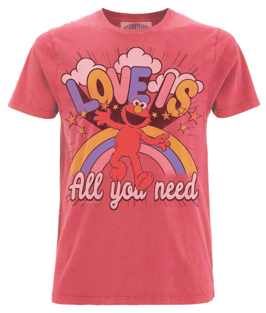 Golden Discs T-Shirts Sesame Street: Elmo Love Is All You Need - XL [T-Shirts]