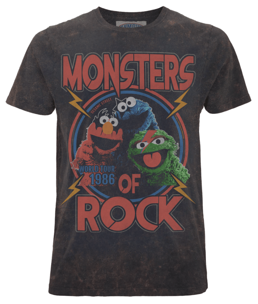 Golden Discs T-Shirts Sesame Street: Monsters Of Rock - Medium [T-Shirts]