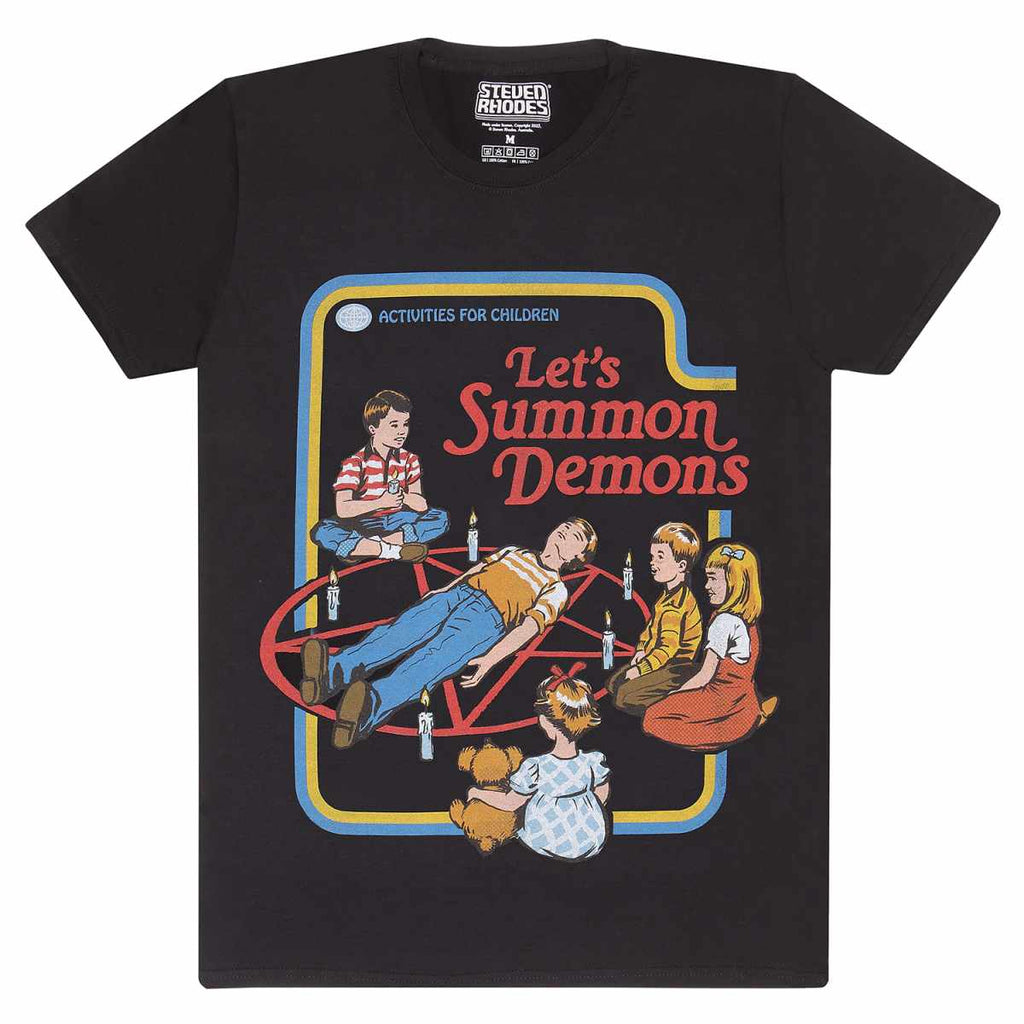 Golden Discs T-Shirts Steven Rhodes: Lets Summon Demons - Large [T-Shirts]