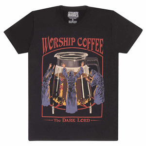 Golden Discs T-Shirts Steven Rhodes: Worship Coffee - XL [T-Shirts]