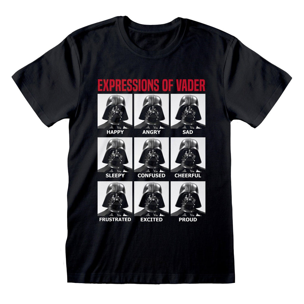 Golden Discs T-Shirts Star Wars - Expressions Of Vader - Large [T-Shirts]