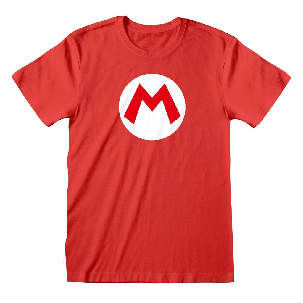 Golden Discs T-Shirts Super Mario Bros - Mario Badge - Large [T-Shirts]