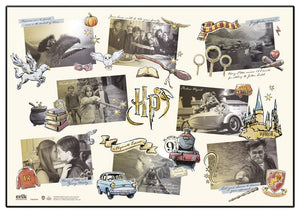 Golden Discs Posters & Merchandise DESKTOP MAT HARRY POTTER GLASSES [Mousepad]