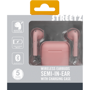 Golden Discs Accessories Streetz True Wireless Ear Buds - Pink [Accessories]