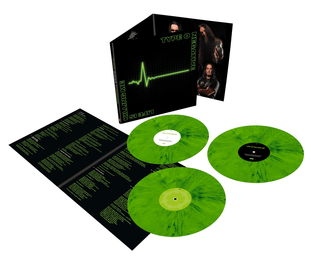 Golden Discs VINYL Life Is Killing Me (Limited Green with Black Mix Edition) - Type O Negative [Colour Vinyl]