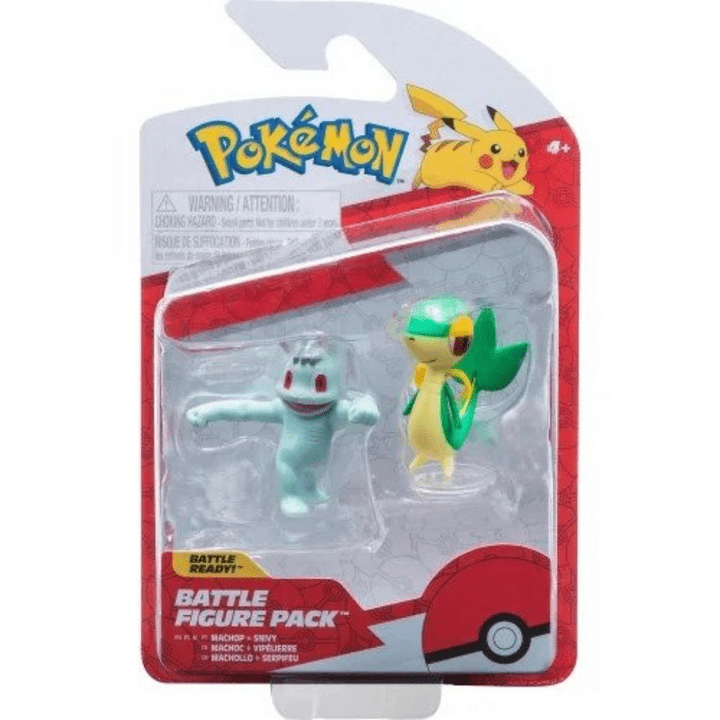 Golden Discs Toys Pokemon Battle Figure - Machop And Snivy [Toys]