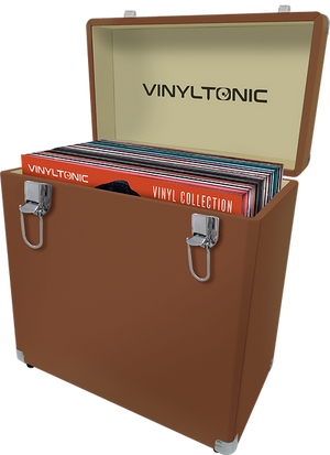 Vinyl Tonic LEATHER VINYL LP CASE (BROWN) [Accessories]