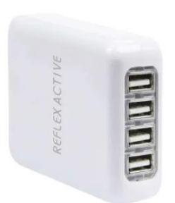 Vention USB Charger, 4x USB-A with International Adapters (UK, EU, US, AU) [Accessories]