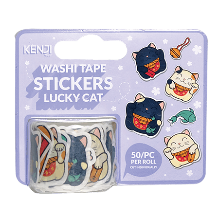 Golden Discs Posters & Merchandise Washi Tape Stickers - Lucky Cat [Posters & Merchandise]