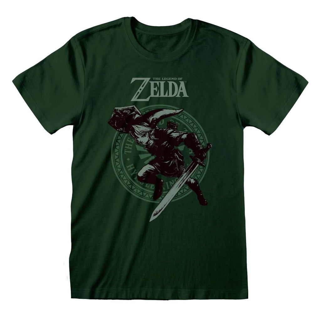 Golden Discs T-Shirts Legend Of Zelda Link Poster - Large [T-Shirts]