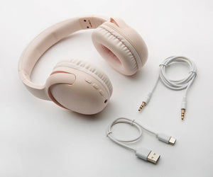 JVC Gumy Peony Pink Bluetooth Headphones [Accessories]