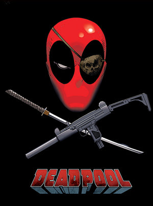 Eye Patch Deadpool Loose 30 x 40cm Print [Posters & Merchandise]