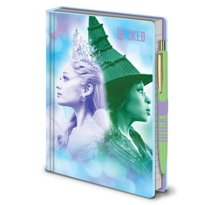 Wicked For Good - Elphaba & Glinda Notebook And Pen [Notebook]