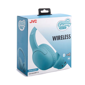 JVC Gumy Ocean Green Bluetooth Headphones [Accessories]