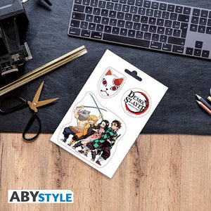 Golden Discs Posters & Merchandise DEMON SLAYER Gift Set Tumbler with straw + Acryl® + Stickers [Cups]