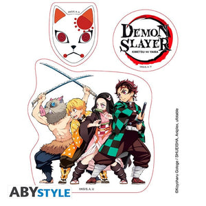 Golden Discs Posters & Merchandise DEMON SLAYER Gift Set Tumbler with straw + Acryl® + Stickers [Cups]