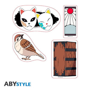 Golden Discs Posters & Merchandise DEMON SLAYER Gift Set Tumbler with straw + Acryl® + Stickers [Cups]