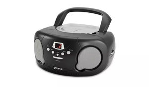 Golden Discs Tech & Turntables Groov-e Boombox CD Player - Black [Tech & Turntables]