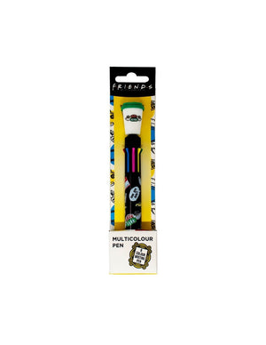 Friends MultiColour Pen w/ Coffee Cup Topper [Stationery]