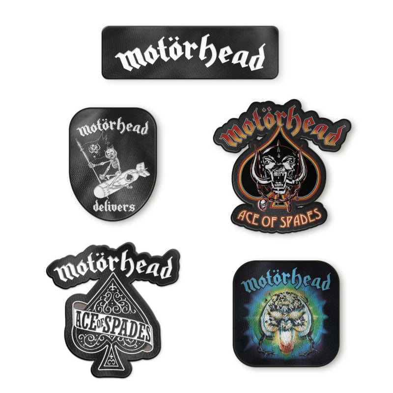 Golden Discs Posters & Merchandise Motorhead - 5 Piece Patch Set [Posters & Merchandise]