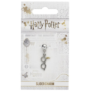 Harry Potter Silver Plated Lightning Bolt with Glasses Slider Charm [Posters & Merchandise]