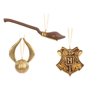 Harry Potter Set 3 Quidditch Christmas Ornaments [Posters & Merchandise]