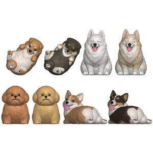 Mocchiri Kororin Dogs Figures [Toys]