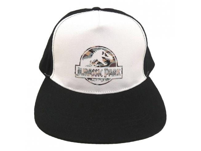 Golden Discs Posters & Merchandise Jurassic Park - Camo Logo Black & White Snapback Cap [Hat]
