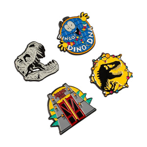 Jurassic Park Set of 4 Pins [Posters & Merchandise]