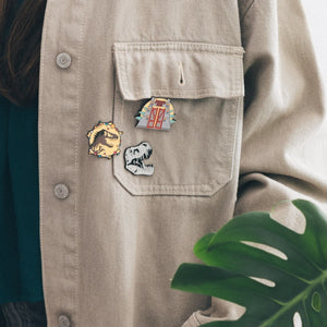Jurassic Park Set of 4 Pins [Posters & Merchandise]