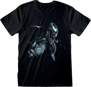 Golden Discs T-Shirts Marvel Comics Venom Art, Black - Medium [T-Shirts]
