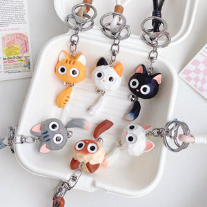 Kenji Mima Hard Cat with Tail [Keychain]
