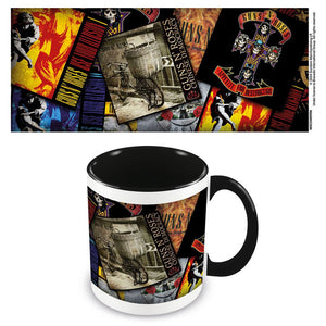Guns N' Roses (Albums Collage) Black Coloured Inner Pod [Mug]