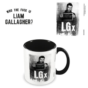 Liam Gallagher (Who Is Liam?) Black Coloured Inner Pod Mug [Mug]