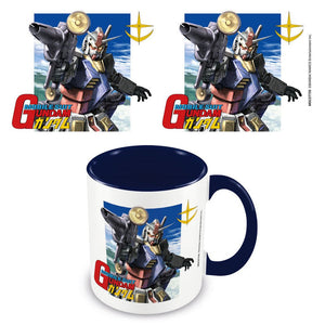 Gundam (Taking Aim) Blue Coloured Inner [Mug]