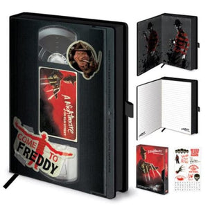 Golden Discs Posters & Merchandise A Nightmare On Elm Street Journal Notebook A5 (Retro Video Nasty VHS Design) [Notebook]
