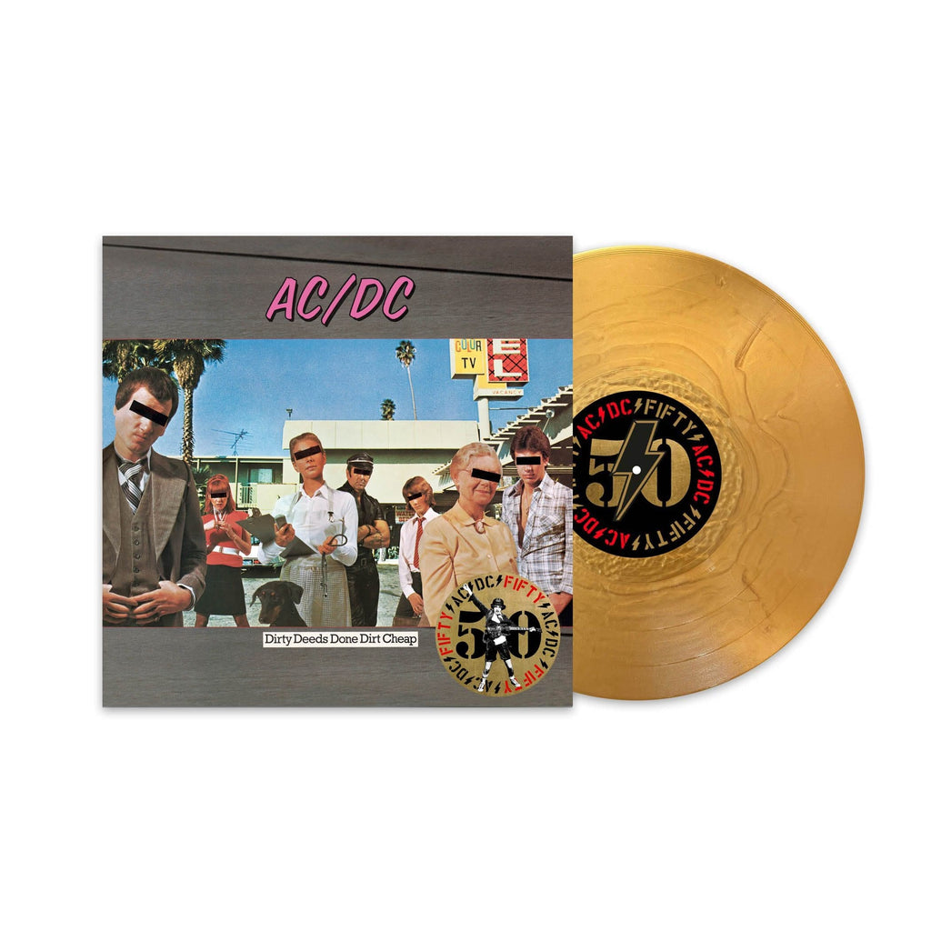 Golden Discs Pre-Order Vinyl Dirty Deeds Done Dirt Cheap (Gold Edition) - AC/DC [Colour Vinyl]