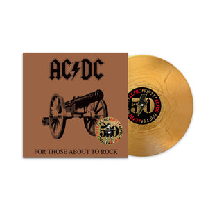 Golden Discs Pre-Order Vinyl For Those About To Rock...We Salute You (Gold Edition) - AC/DC [Colour Vinyl]