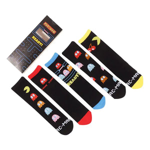 Pac-Man Socks 5-Pack L-XL [Posters & Merchandise]