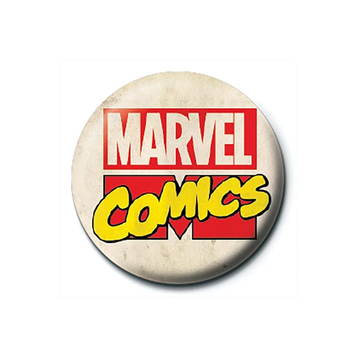 Golden Discs Posters & Merchandise Marvel Comics (Logo) Pinbadge